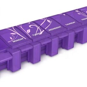 Soft Touch Weekly Pill Case Organizer